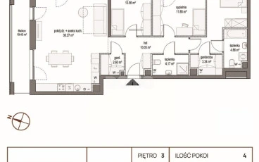 Od 1 do 4 pokoi I Centrum Gdańska I Motława